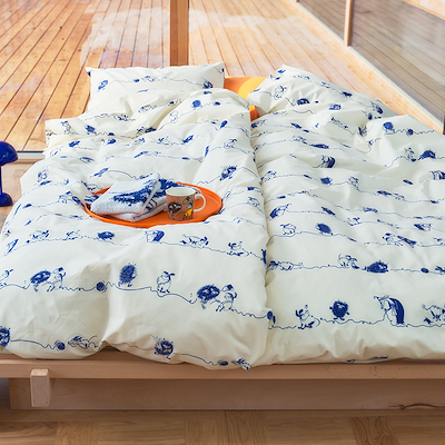 Moomin Arabia sengetøj Stinky 140x210 cm
