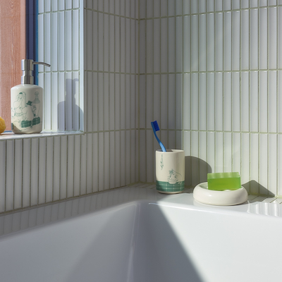 Moomin Arabia Badetid sæbeholder hvid