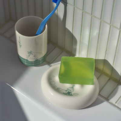 Moomin Arabia tandbørsteholder Familietid multifarvet