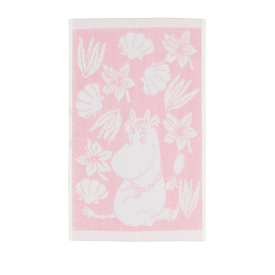 Moomin Arabia håndklæde 50x70 cm lyserød