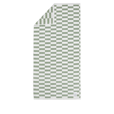 Moomin Arabia håndklæde tern 70x140 cm grøn