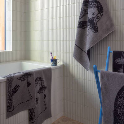 Moomin Arabia håndklæde Murren 70x140 cm