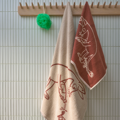 Moomin Arabia håndklæde Sniff 70x140 cm