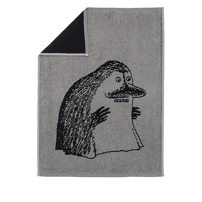 Moomin Arabia håndklæde Murren 50x70 cm lysegrå