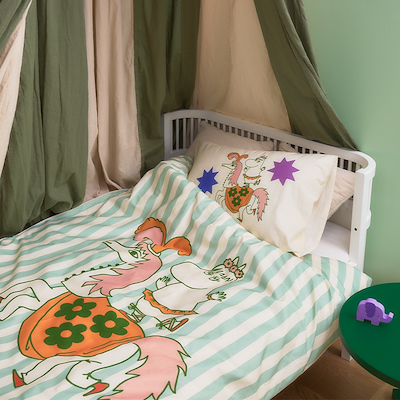 Moomin Arabia Cirkus sengetøj 120x160 cm