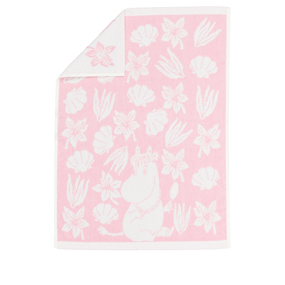 Moomin Arabia håndklæde 50x70 cm lyserød