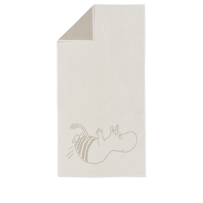 Moomin Arabia håndklæde Mumitrold 70x140 cm hvid
