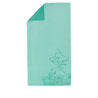 Moomin Arabia håndklæde Snufkin mint 70x140 cm