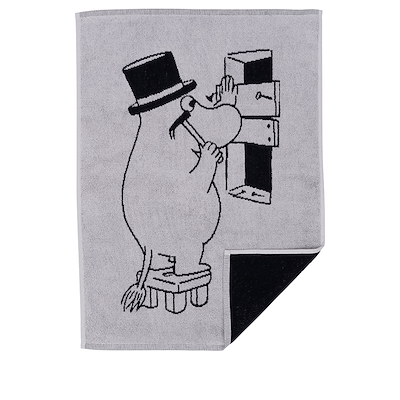 Moomin Arabia håndklæde Mummifar 50x70 cm lysegrå