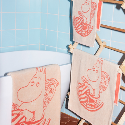 Moomin Arabia håndklæde Mummimor 30x50 cm