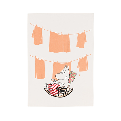 Moomin Arabia Moomin mor viskestykke orange 50x70 cm