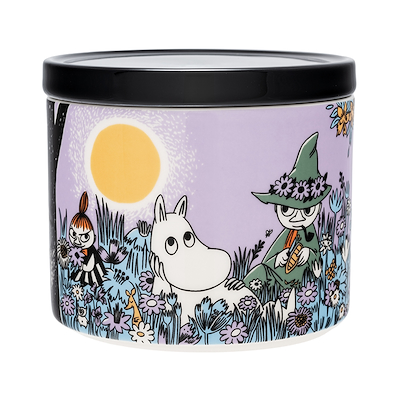 Moomin Arabia Venner for evigt kagedåse lilla 0,7 liter