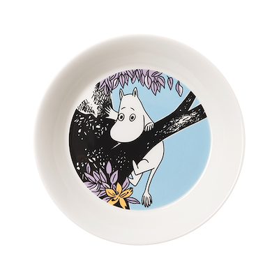 Moomin Arabia Venner for evigt underkop lyseblå Ø15 cm