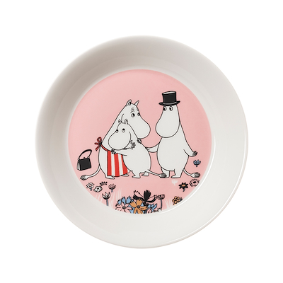 Moomin Arabia Familietid underkop lyserød Ø15 cm