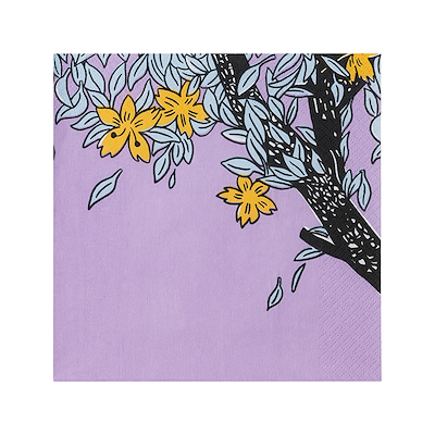 Moomin Arabia Venner for evigt papirservietter lilla 33x33 cm 20 stk.