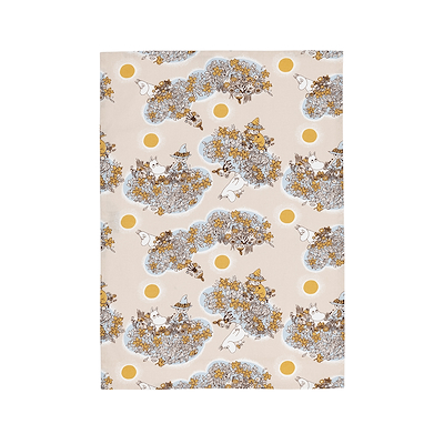 Moomin Arabia Venner for evigt viskestykke beige 70x50 cm