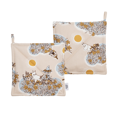 Moomin Arabia Venner for evigt grydelapper beige 2 stk.