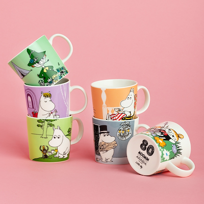 Moomin Arabia 80 års jubilæumskrus Mumitrolden 30 cl