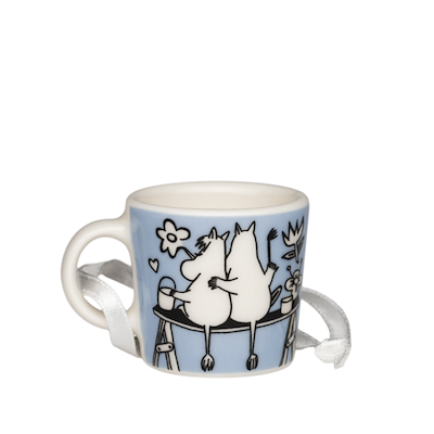 Moomin Arabia Kærlighed lyseblå minikrus