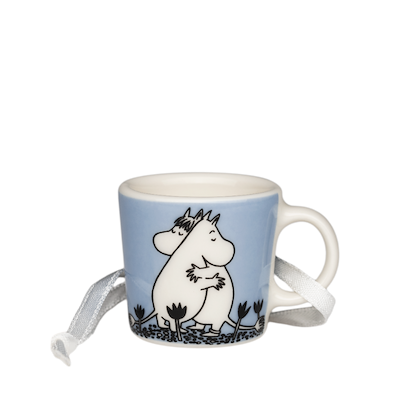 Moomin Arabia Kærlighed 30 års jubilæums minikrus blå