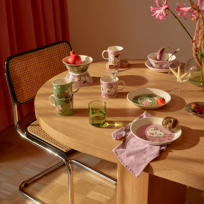 Moomin Arabia Omsorg tallerken lysegrøn Ø19 cm