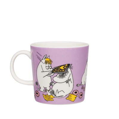 Moomin Arabia Kærester krus lyselilla 30 cl