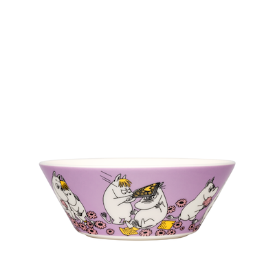 Moomin Arabia Kærester skål lyselilla Ø 15 cm