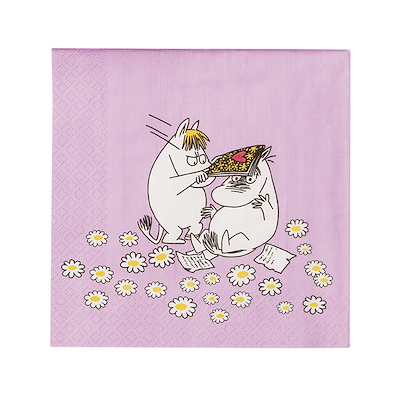 Moomin Arabia Kærester servietter 20 stk. 16,5x16,5 cm