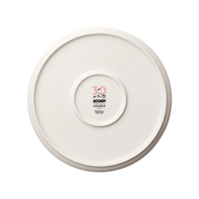 Moomin Arabia Kærlighed 30 års jubilæums fad lyserød Ø 28 cm