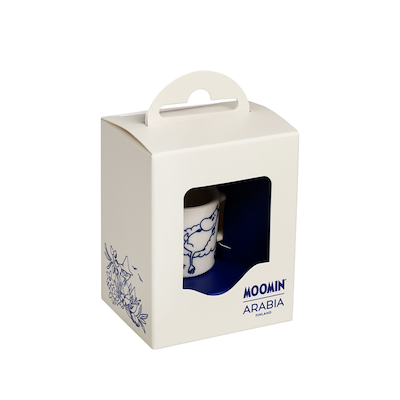 Moomin Arabia Haru hvid/blå minikrus