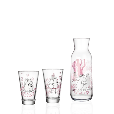 Moomin Arabia Kærlighed 30 års jubilæums kande 1,2 liter