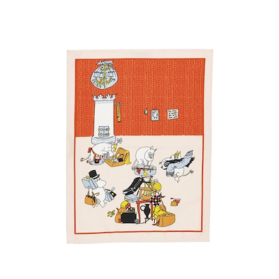 Moomin Arabia viskestykke 50x70 cm