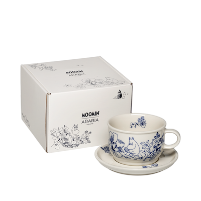 Moomin Arabia Haru kop- og underkop sæt 30 cl