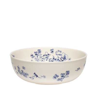 Moomin Arabia Haru serveringsskål hvid Ø 28 cm