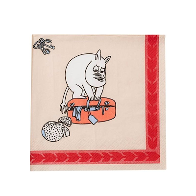 Moomin Arabia pakke med papirserviet 33 cm