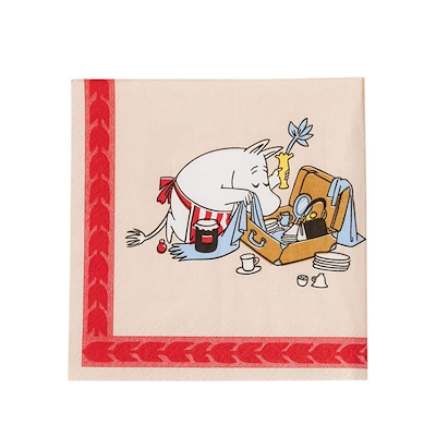 Moomin Arabia pakke med papirserviet 33 cm
