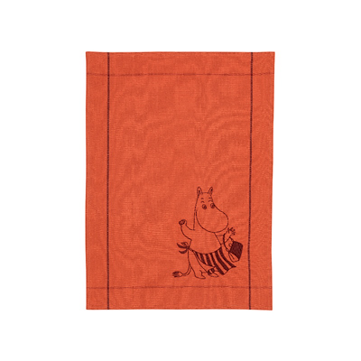 Moomin Arabia Mumimor viskestykke rød 50x70 cm