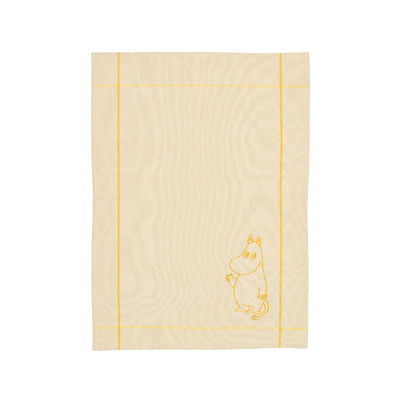 Moomin Arabia Mumitrolden viskestykke beige 50x70 cm