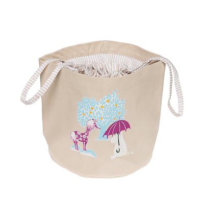 Moomin Arabia Under Paraplyen opbevaringskurv beige