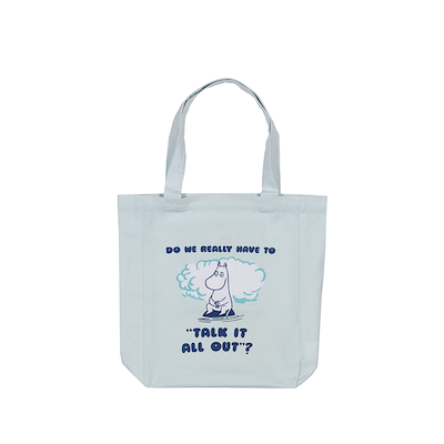 Moomin Arabia Talk It All Out mulepose blå 31 x 38 cm