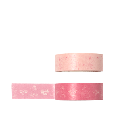 Moomin Arabia Snorkfrøken washitape pink 2 stk.