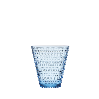 Iittala Kastehelmi glas 30 cl aqua 2 stk.