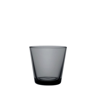 Iittala Kartio glas 21 cl mørkegrå 2 stk.
