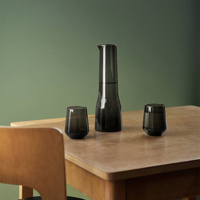 Iittala Essence glaskande 1 liter mørkegrå