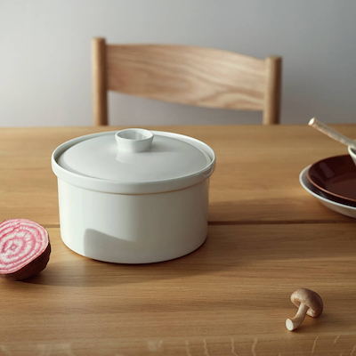 IIttala Teema ovnfast gryde med låg hvid 2,3 liter