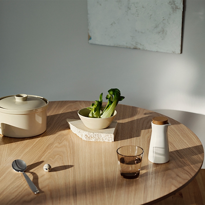 IIttala Teema ovnfast gryde med låg hvid 2,3 liter