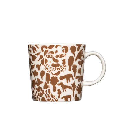 Iittala Oiva Taika Collection 30 cl krus cheetah brun