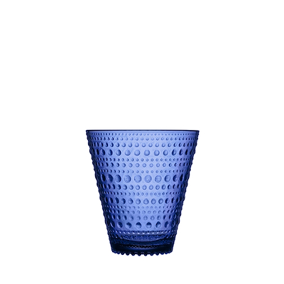 Iittala Kastehelmi glas 30 cl ultramarineblå 2 stk.
