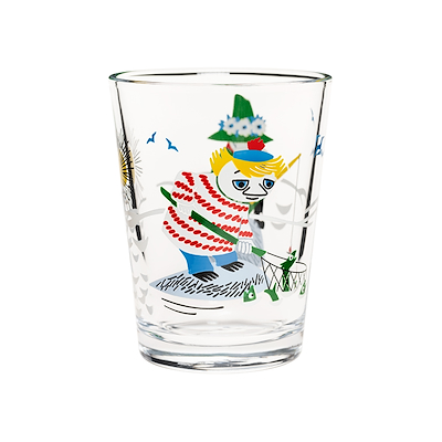 Moomin Arabia Mumi drikkeglas multifarvet 22 cl