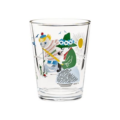 Moomin Arabia Mumi drikkeglas multifarvet 22 cl